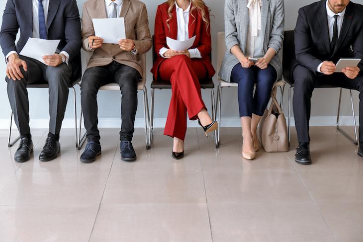 teachers waiting at a job interview - candidate pool