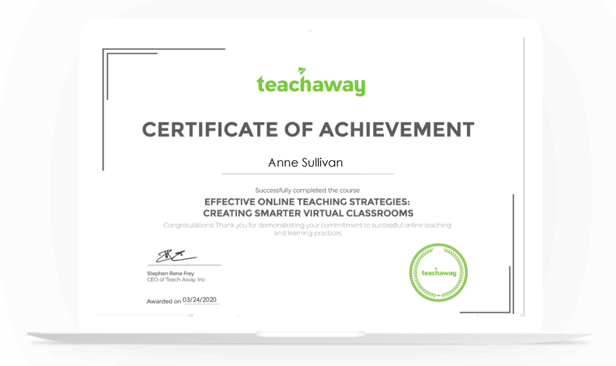 Earn a certificate